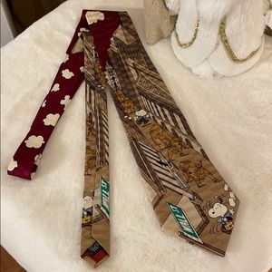 Peanuts Tie: Wall Street Bears, Bulls & Beagles